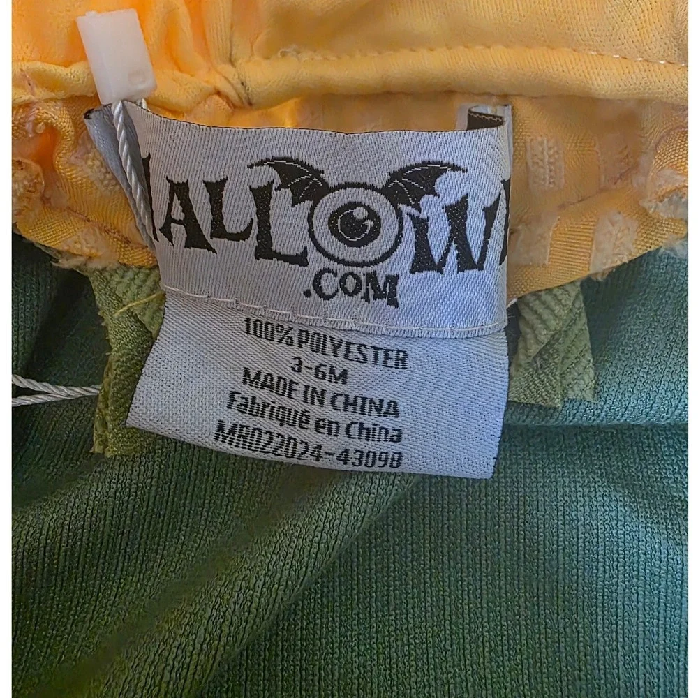 Infant Aww Shucks Corn on the Cob Bunting Costume Green Yellow 3-6M NEW